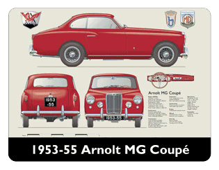 Arnolt MG Coupe 1953-55 Mouse Mat